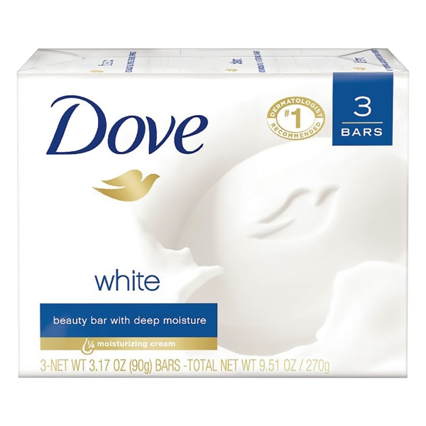 UPC 011111040908 product image for Dove® White Beauty Bar, Light Scent, 3.17 oz, 3/Pack | upcitemdb.com