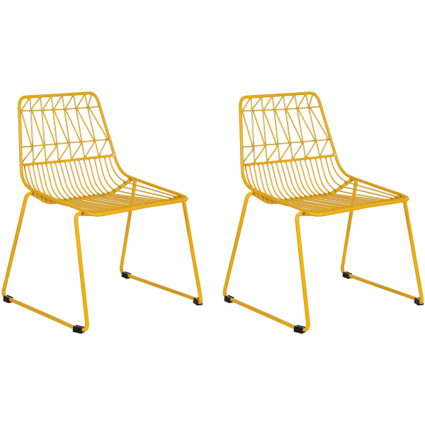 Ace Childrens Wire Activity Chairs, Orange, Set Of 2 Chairs