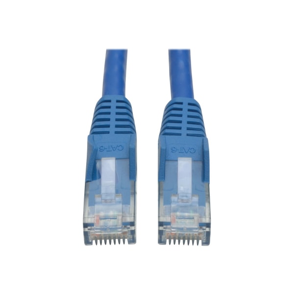 Photos - Ethernet Cable TrippLite Tripp Lite 100ft Cat6 Gigabit Snagless Molded Patch Cable RJ45 M/M Blue 100' - Category 6 - 100ft - 1 x RJ-45 Male Network  