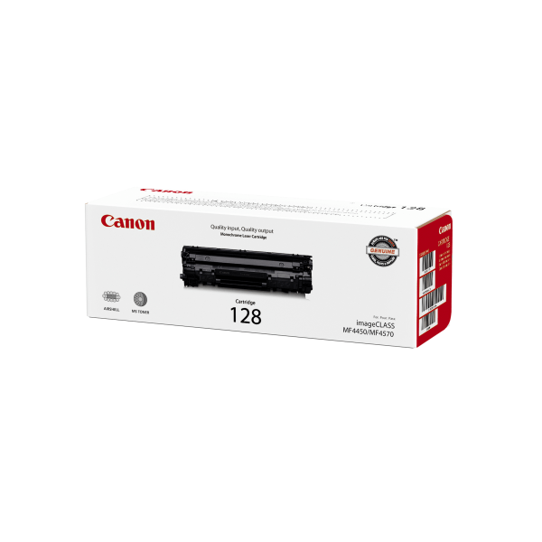 Canon 128 Black Standard Yield Toner Cartridge (3500B001AA) | Quill