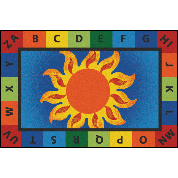 Carpets for Kids® KID$Value Rugs™ Alphabet Sunny Day Activity Rug, 4' x 6' , Multicolor -  48.52