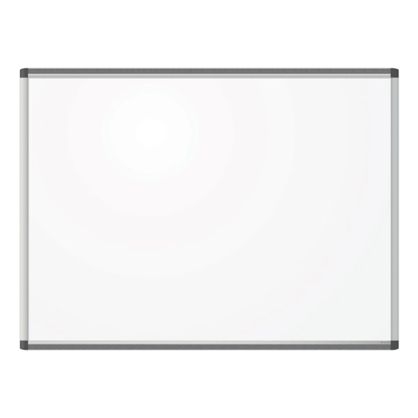 U Brands PINIT Magentic Dry-Erase Whiteboard, 36 x 48, Aluminum Frame With Silver Finish