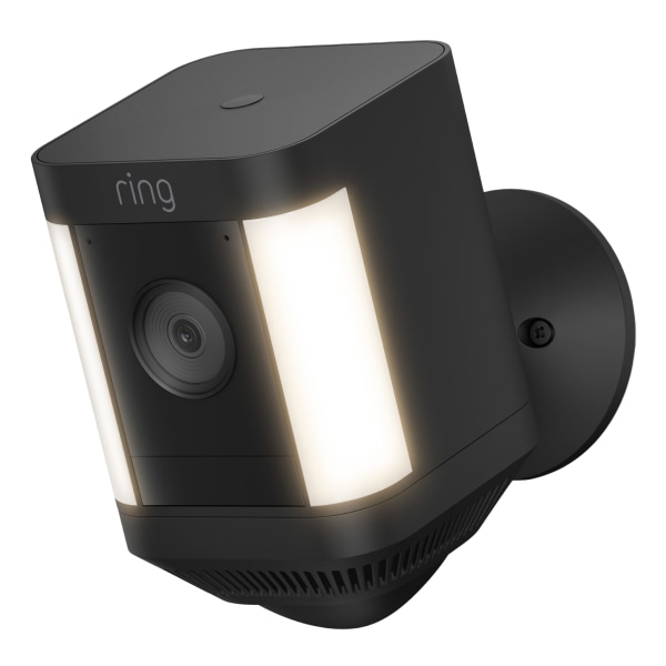 Ring Spotlight Cam Plus Battery, 5.05""H x 2.5""W x 1.08""D, Black -  B09K1HHZTM