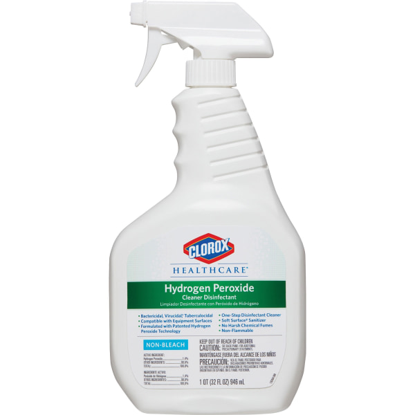 Clorox Healthcare HydrogenPeroxide Disinfecting Cleaner 22 Oz Bottle