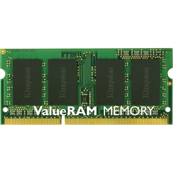 Kingston ValueRAM 8GB DDR3 SDRAM Memory Module - For Notebook - 8 GB (1 x 8GB) - DDR3-1600/PC3-12800 DDR3 SDRAM - 1600 MHz - CL11 - 1.35 V - Non-ECC - -  KVR16LS11/8