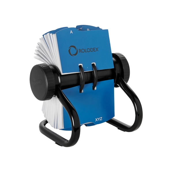 UPC 071912672364 product image for Rolodex® Rotary Business Card File, 400-Card Capacity, Black | upcitemdb.com