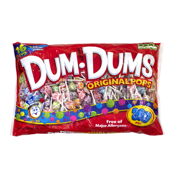 Dum Dums Lollipops, Assorted Flavors, 61 oz, (220-00055) | Quill