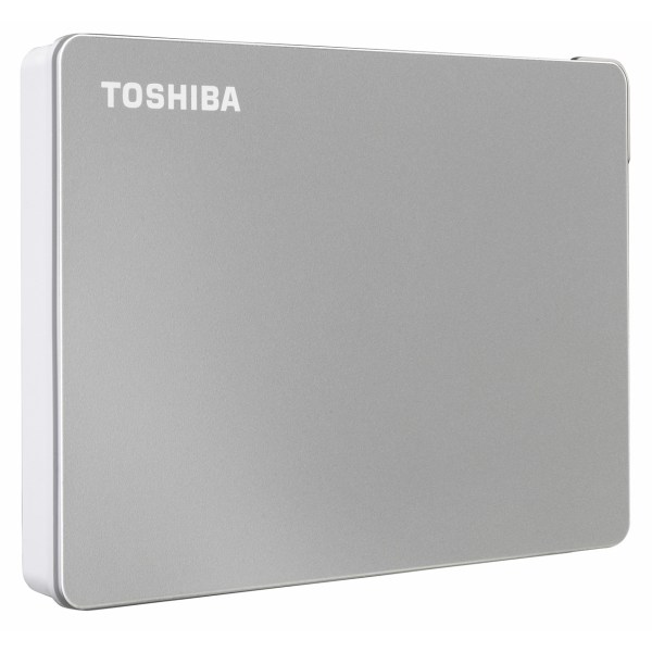 Photos - Hard Drive (HDD) Toshiba Canvio Flex Portable External Hard Drive, 1TB, Silver HDTX110XSCAA 