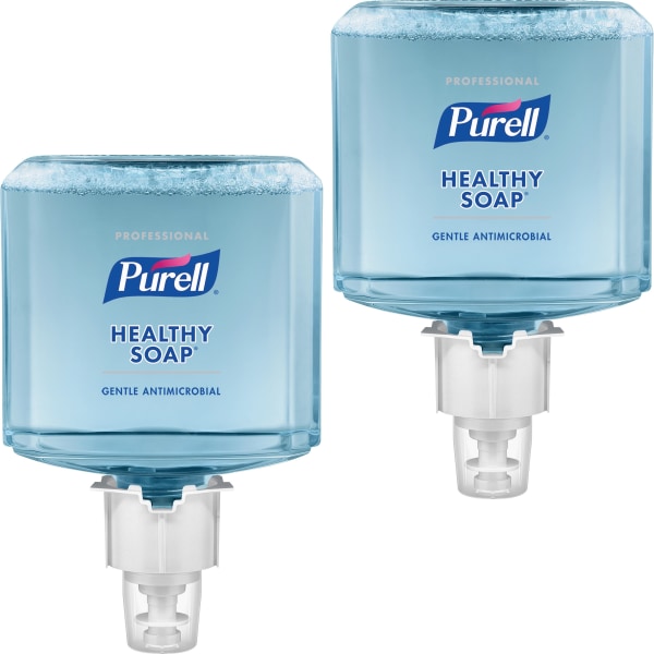 Purell Professional Healthy Soap Foam Soap  Refill for ES4 Push-Style  Fruity Floral  1200 mL  2/Pack (5079-02)