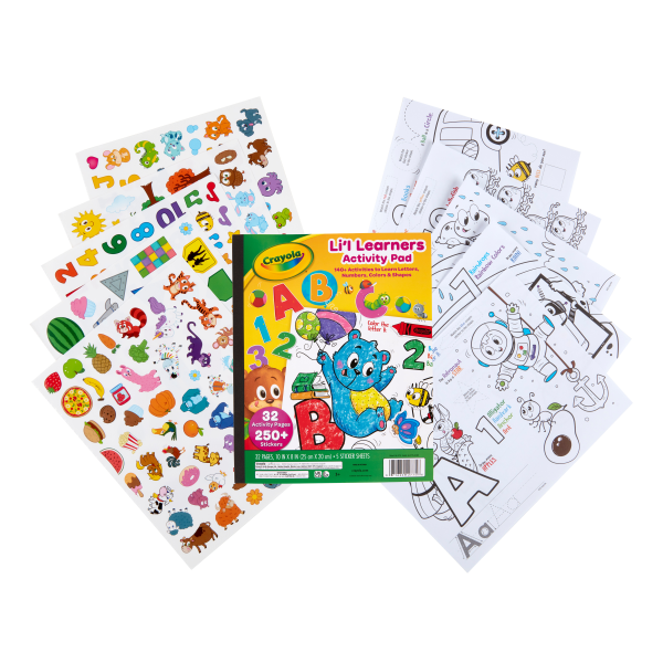 Expand kids coloring beyond traditional color & draw by practicing important readiness concepts.