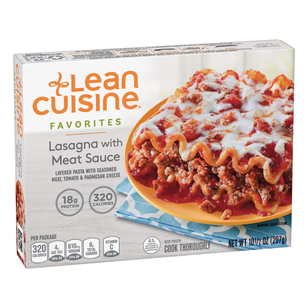 Lean Cuisine Favorites Lasagna With Meat Sauce 105 Oz Box Of 3 Meals