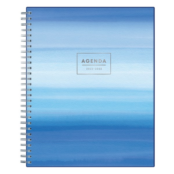 Blue Sky™ Monthly Academic Planner  8  x 10   Chanson  Frosted  July 2022 to June 2023  128693-A