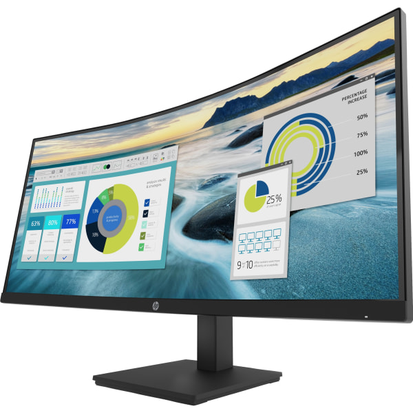 HP P34hc G4 34" Curved 60 Hz LED Monitor, Black (21Y56AA#ABA)