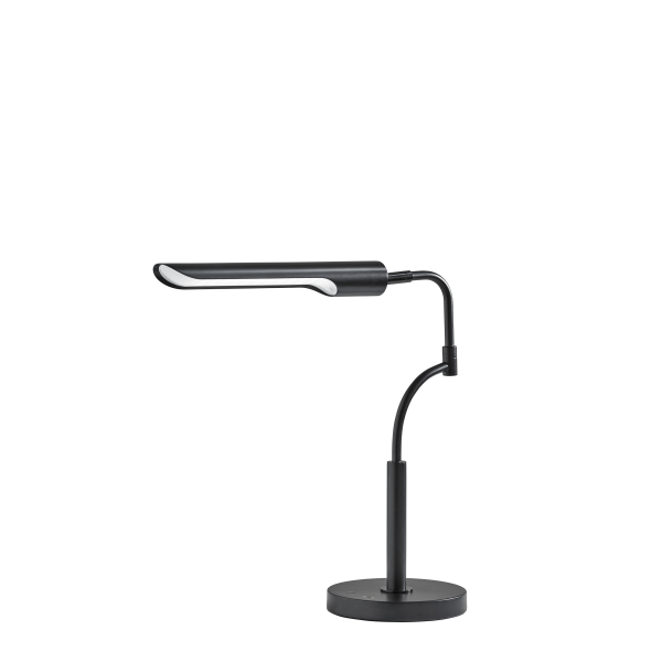 Adesso Zane LED Desk Lamp with Smart Switch, Adjustable, 26-1/4""H, Black -  3957-01