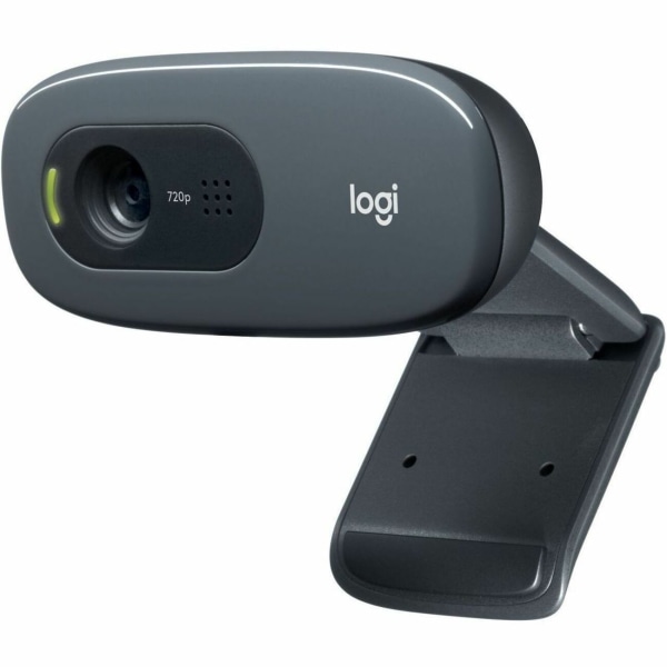 Logitech C270 HD Webcam, 720p Video with Noise Reducing Mic in Dark Grey