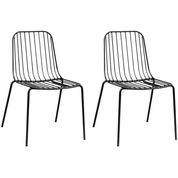 Ace Childrens Activity Chairs, Black, Set Of 2 Chairs