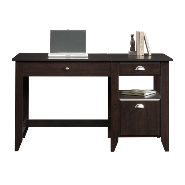 Photos - Office Desk Sauder ® Shoal Creek 53"W Adjustable Height Standing Desk, Jamocha Wood 