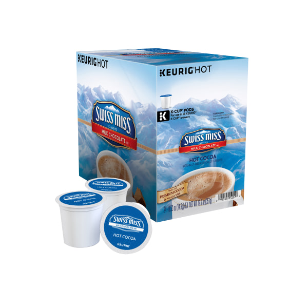 GTIN 099555012521 product image for Keurig� Swiss Miss Milk Chocolate Hot Cocoa K-Cup� Pods, 1 Oz, Box Of 24 Pods | upcitemdb.com