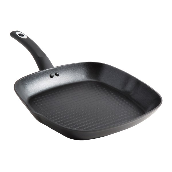 Photos - Bakeware Oster Cuisine Allston Aluminum Non-Stick Grill Pan, 11", Black 995100848M 