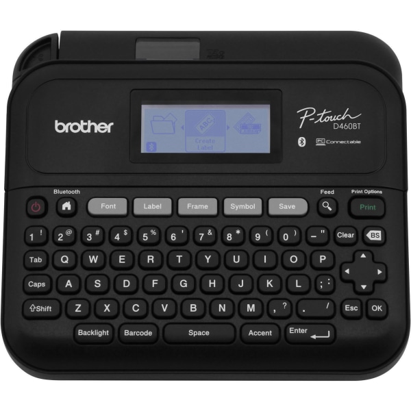 Brother - P-touch PT-D460BT Wireless Label Printer - Black