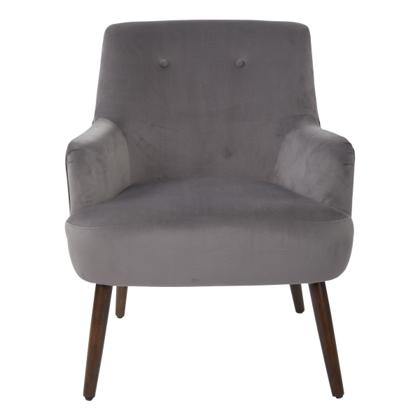 Office Star Avenue Six Chatou Chair, Charcoal - CHA51-V37 - Furniture Furnish a welcoming space for guests and clients w sku CHA51-V37