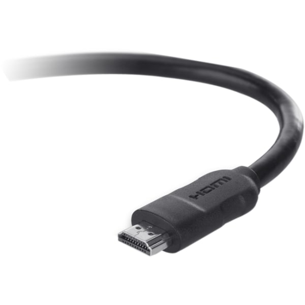 UPC 722868718940 product image for Belkin HDMI Cable, 12', Black, BKNF8V3311B12 | upcitemdb.com