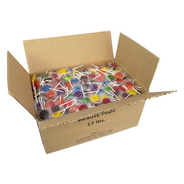 FB Washburn Beauty Lollipops 17 Lb Assorted Flavors