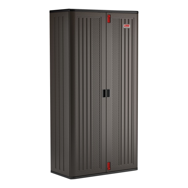 Suncast Commercial Mega Tall Storage Cabinet, 6 Shelves, Gray -  BMCCPD8006