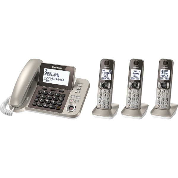 ® DECT 6.0 Expandable Cordless Phone With Digital Answering Machine - Panasonic KX-TGF353N