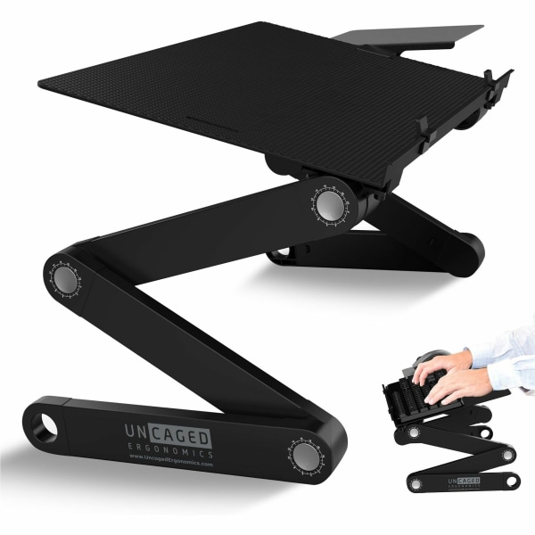 WorkEZ Keyboard Tray Black Adjustable Height Tilt On-Desk Stand Riser Tray - Need to elevate keyboards to a comfortable standing height? This on-desk  - WEKTB - Electronics  Stand up and type more comfortably with the adjus sku WEKTB