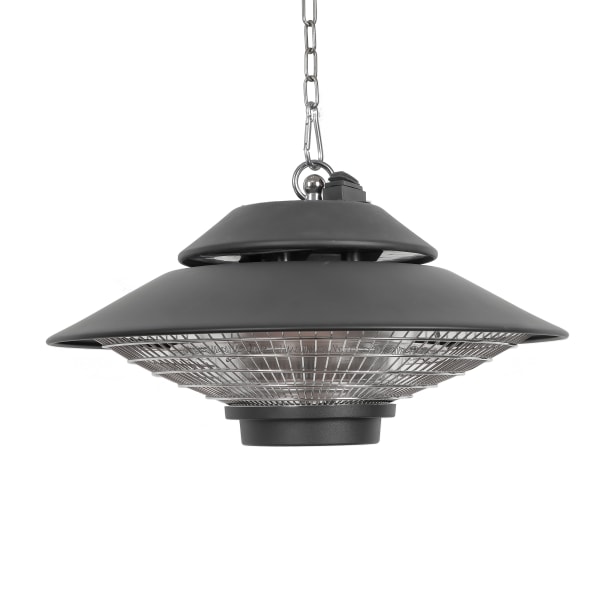 Black+Decker 1500-Watt Outdoor Ceiling-Mounted Electric Patio Heater, 56 Sq. Ft. Coverage, Black