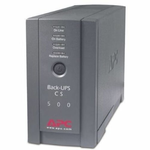 APC Battery Back Up Surge Protector, 500VA Backup Battery Power Supply