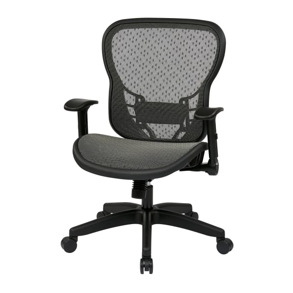 Office Star Space Seating Fabric High-Back Chair, Black