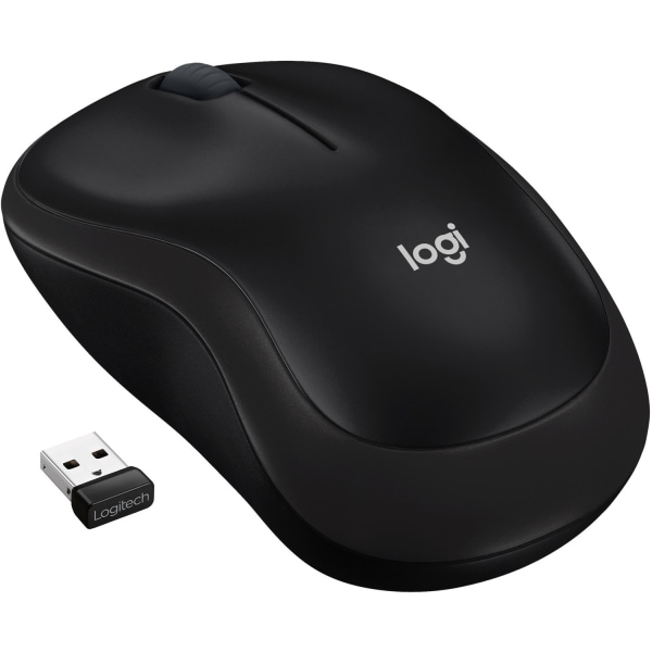 M185 Wireless Mouse - Optical - Wireless - Radio Frequency - 2.40 GHz - Gray - 1 Pack - USB - 1000 dpi - Scroll Wheel - 3 Button(s)