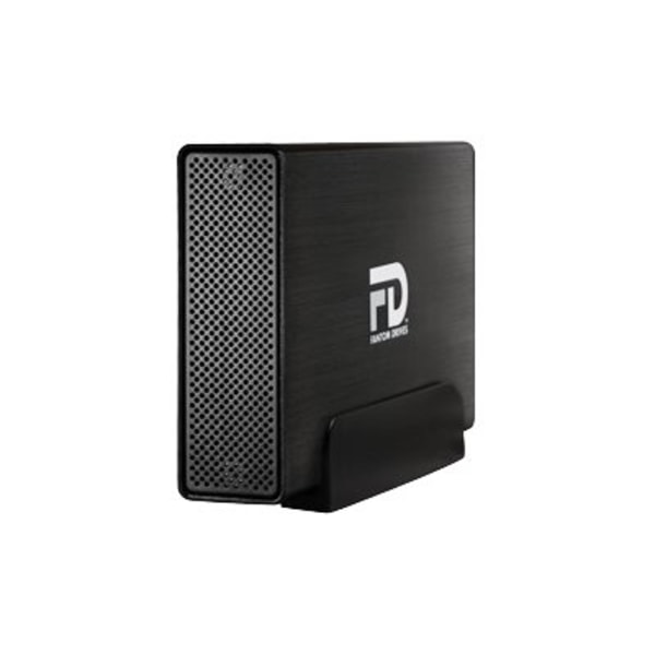 Fantom Drives 8TB External Hard Drive Aluminum Case Black