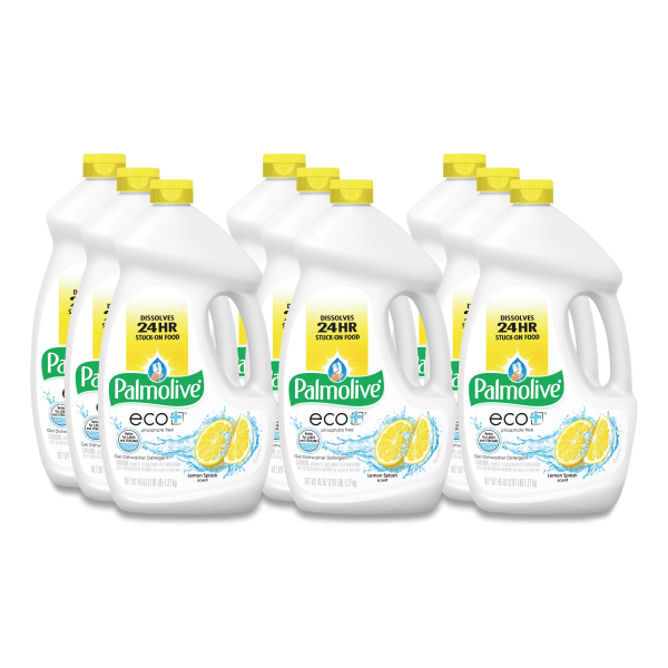 Palmolive Automatic Dishwasher Gel Lemon 45 Oz Carton Of 9 Bottles