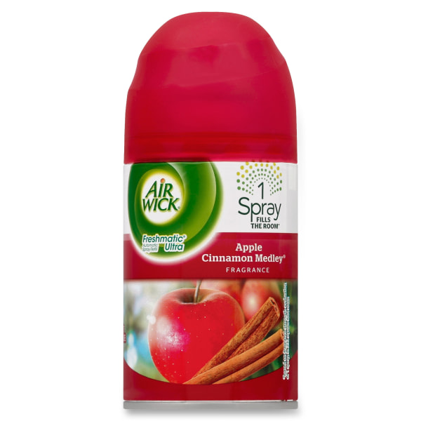 Air Wick Freshmatic Refill AppleCinnamon Spray  Spray  617 oz  Apple Cinnamon  60 Day  6  Carton