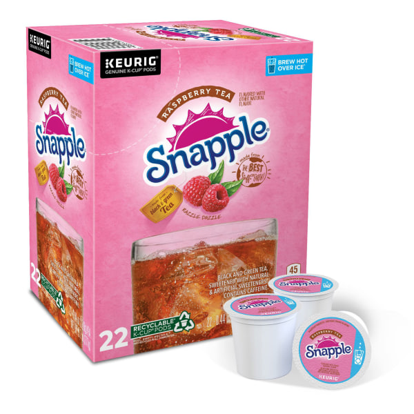 UPC 099555068719 product image for Snapple� Raspberry Iced Tea Single-Serve K-Cups�, Box Of 22 | upcitemdb.com