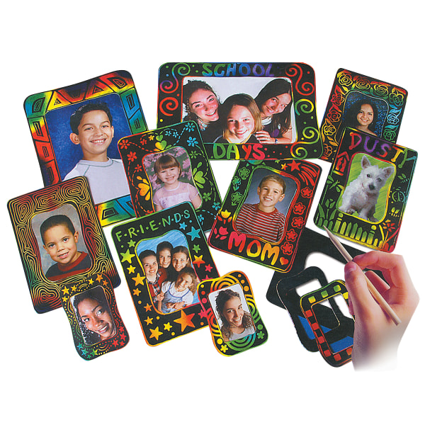 UPC 000772082457 product image for Melissa & Doug Photo Frames Group Pack, Assorted Sizes, Pack Of 72 | upcitemdb.com