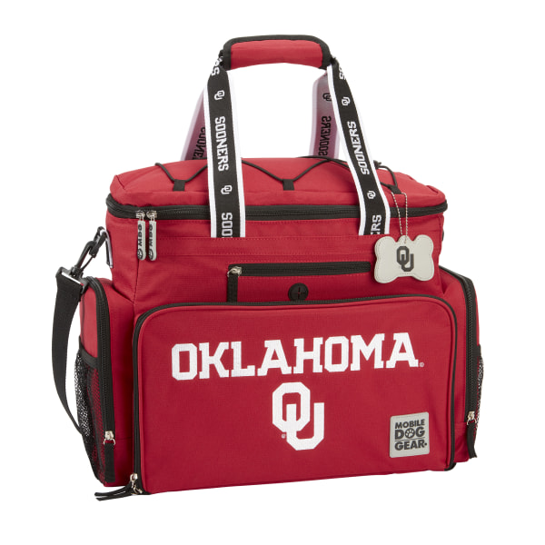 Mobile Dog Gear NCAA Week Away Bag, 12""H x 8""W x 16-1/2""D, Oklahoma Sooners -  NCAA1-OKLA