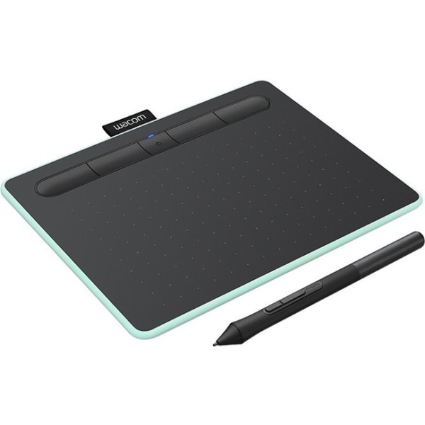 Wacom Intuos Wireless Graphics Drawing Tablet for Mac PC Chromebook  Android medium with Software Included  Black with Pistachio accent CTL6100