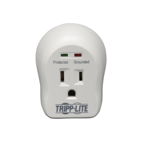 Tripp Lite Surge Protector Wallmount Direct Plug In 120V 1 Outlet 600 Joule - Receptacles: 1 x NEMA 5-15R - 600J