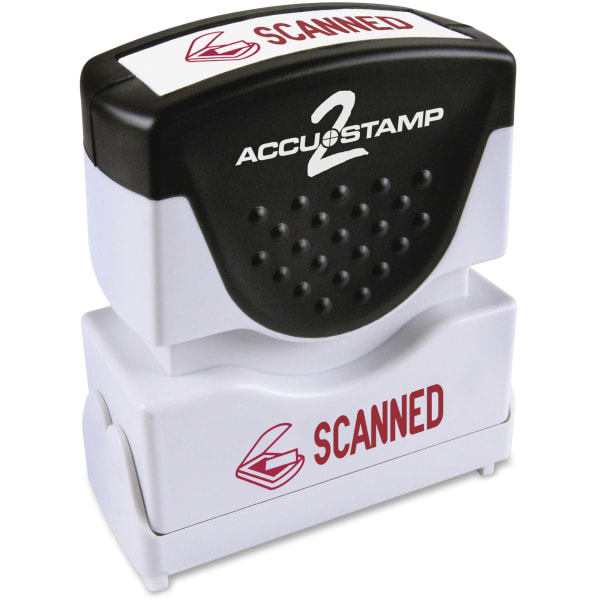 Photos - Accessory Cosco Message Stamp, "SCANNED", Red 