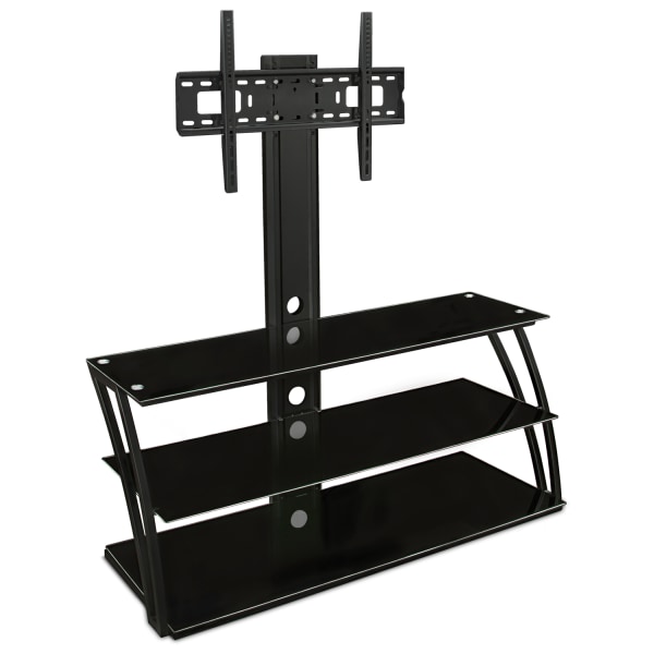 Entertainment Center For 32 - 60"" TVs, 50""H x 48""W x 18""D, Black - Mount-It! MI-864