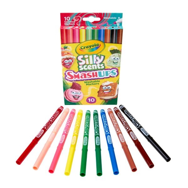 UPC 071662182755 product image for Crayola® Silly Scent Smashups Fine Line Washable Markers, Assorted Colors, Pack  | upcitemdb.com