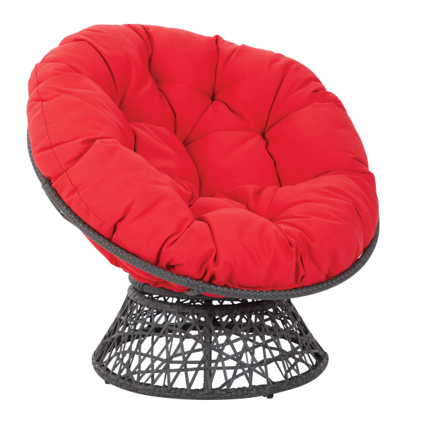 Office Star Papasan Chairs, Red/Black - BF25292-RD - Furniture With these stylish chairs in your living room or s sku BF25292-RD