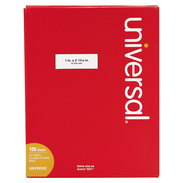 UPC 087547901021 product image for Universal® Copier Labels, UNV90102, Rectangle, 1