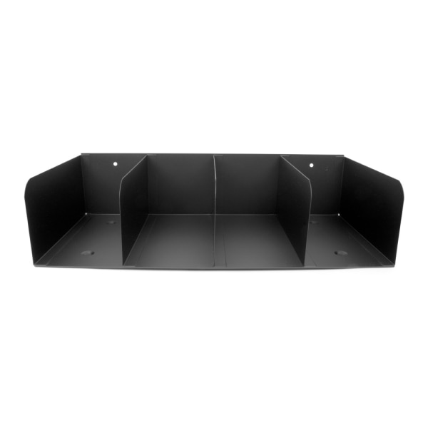 CONTROLTEK Counter Check Separator, 4 Compartments, Black (500070) | Quill