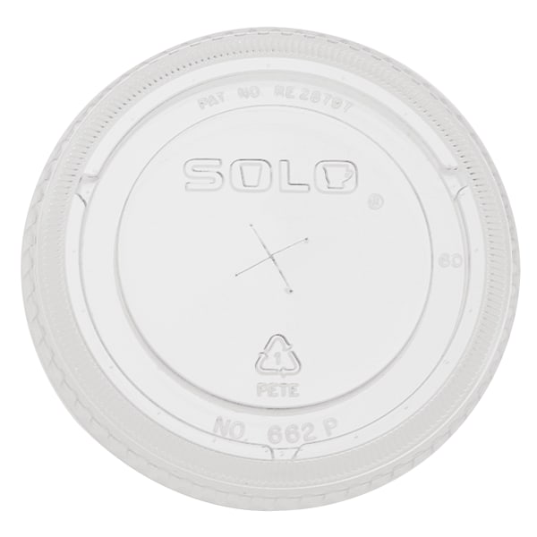 UPC 041165954036 product image for Dart SOLO Straw Slot Cold Cup Lids, Fits 9 to 20oz Cold Cups, Plastic, Clear, 10 | upcitemdb.com