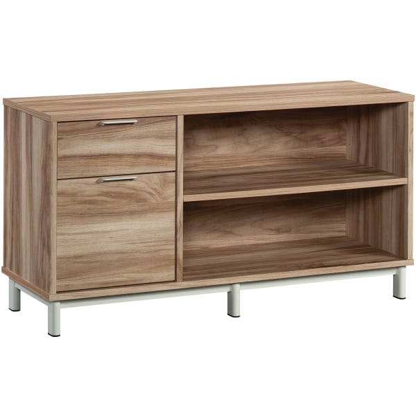 Sauder® Bergen Circle Commercial 16""D Lateral 2-Drawer Credenza File Cabinet, Kiln Acacia -  426291